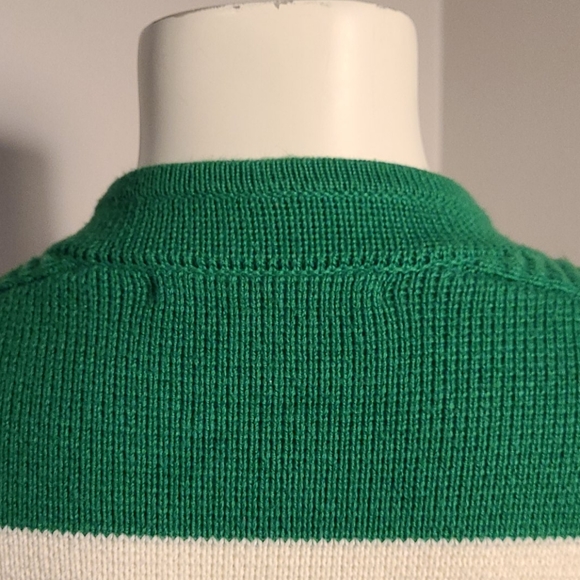 GAP green striped cotton sweater - Picture 9 of 13